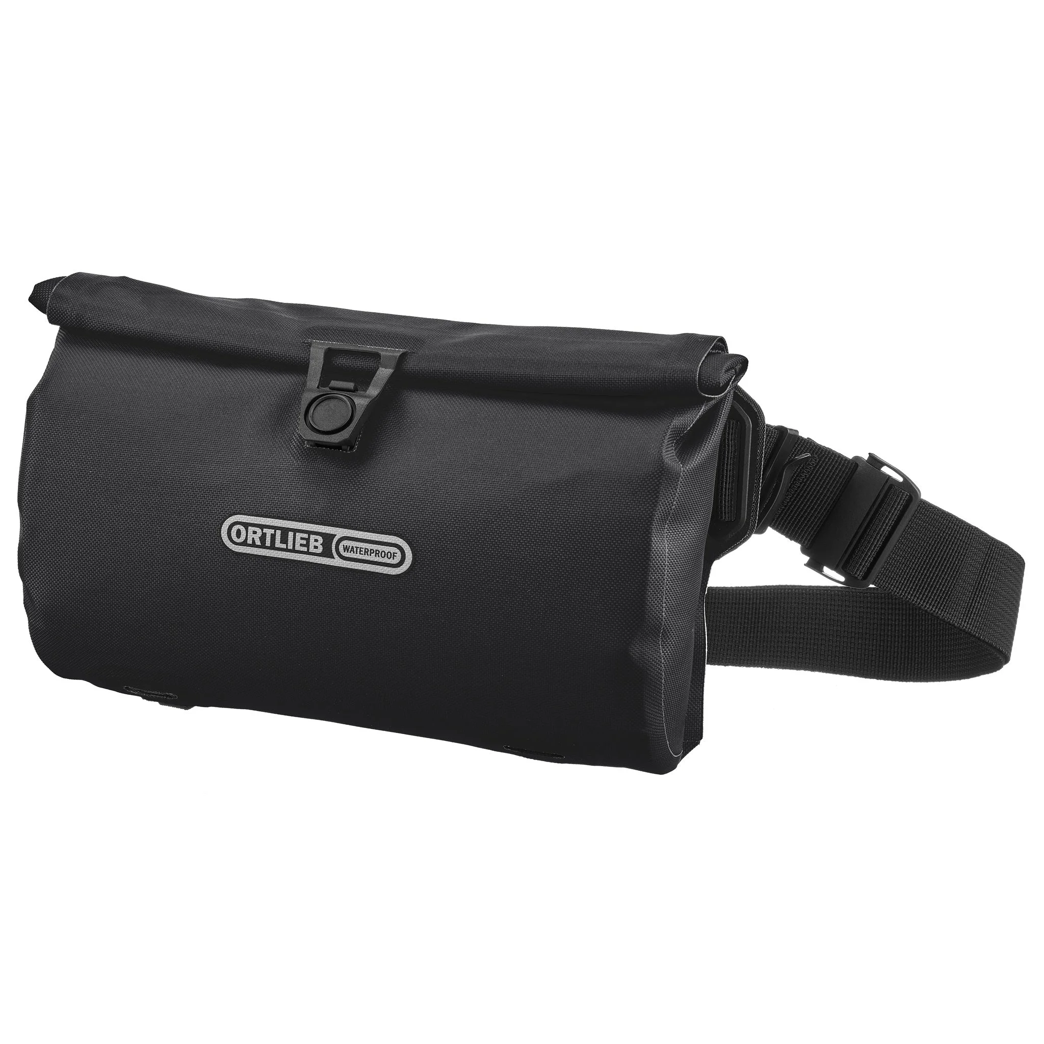 ORTLIEB Velo-Sling Flex in black 2.5 Liter mit Rollverschluss und breitem Schultergurt